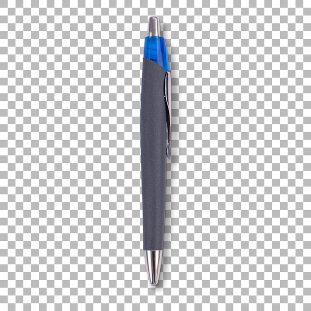 Elemento de concepto de papelería para su diseño con escritor de pluma sobre fondo transparente