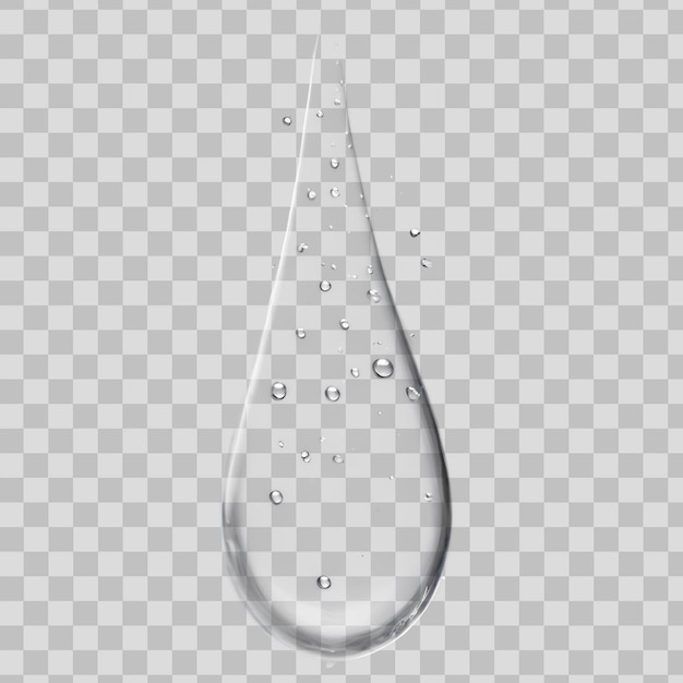 Elemento de projeto da gota de água Png