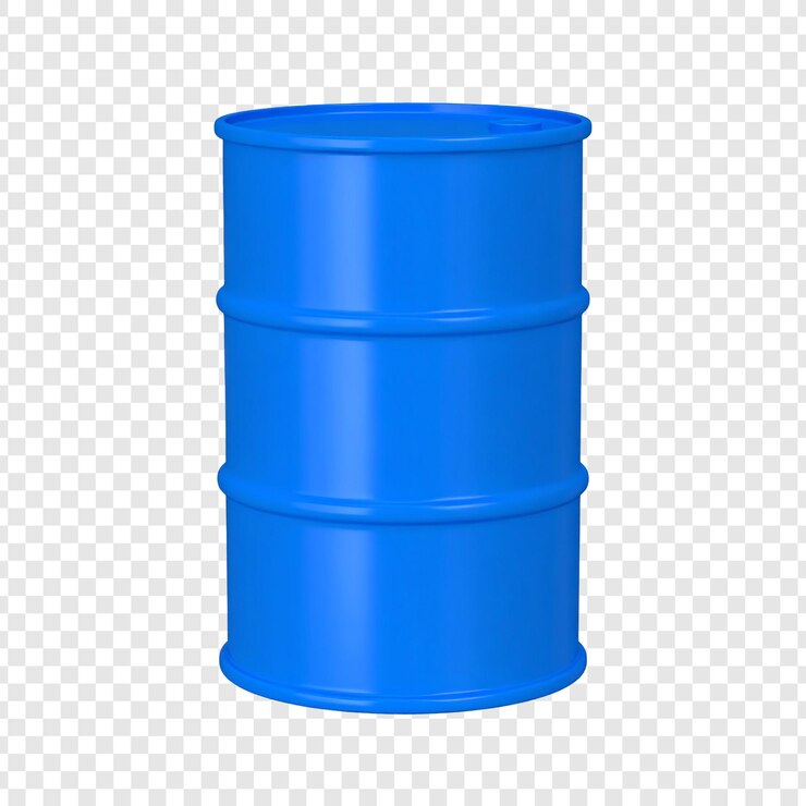 PSD elemento de projeto isolado de recipiente cilíndrico azul