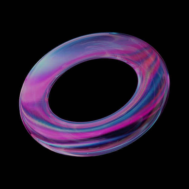 Elemento di forma di rendering olografico a cerchio 3D