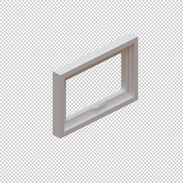 Elemento de diseño de renderización de ventana 3D