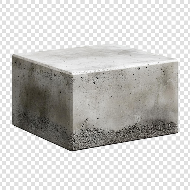 Elemento de diseño de la superficie texturizada del cubo de bloques de hormigón