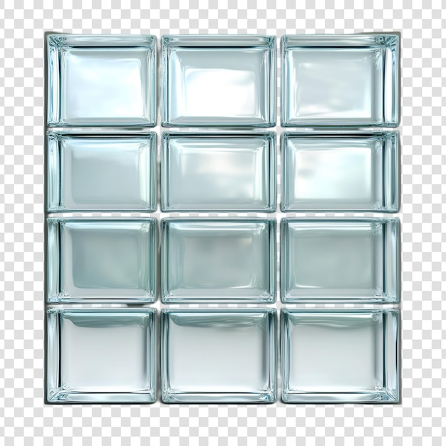 Elemento de diseño translúcido del panel de pared de bloque de vidrio