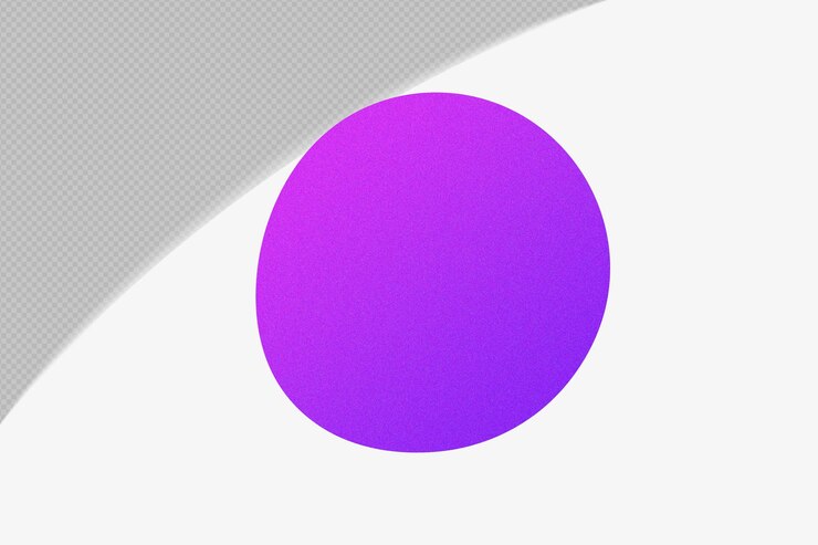PSD elemento de gradiente de forma abstracta con plantilla de color png de diseño psd