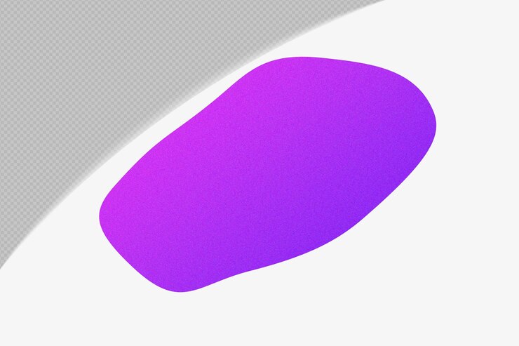 PSD elemento de gradiente de forma abstracta con plantilla de color png de diseño psd