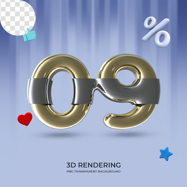 Elemento gráfico número 09 renderização em 3d