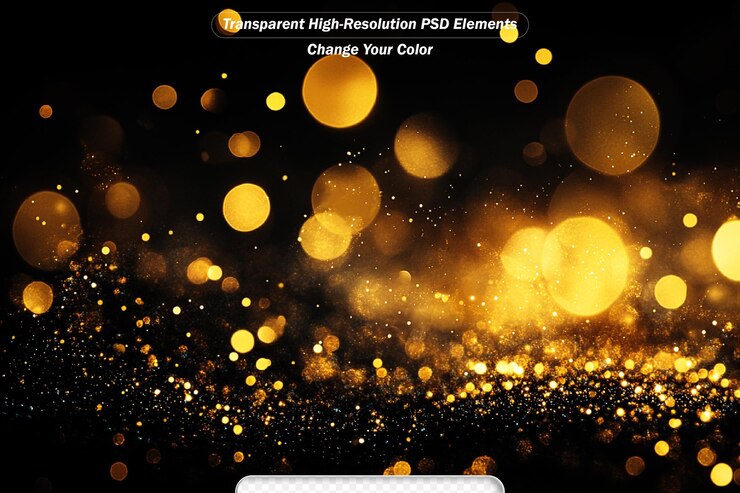 PSD elemento de luz borrosa con efecto bokeh suave creando una atmósfera etérea y abstracta