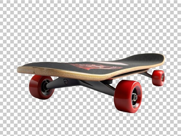 PSD elemento de patineta en el vector de fondo verde menta