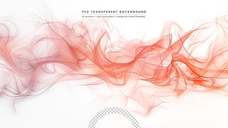 PSD elemento de vector de onda con líneas de degradado de colores abstractos para banner y folleto del sitio web