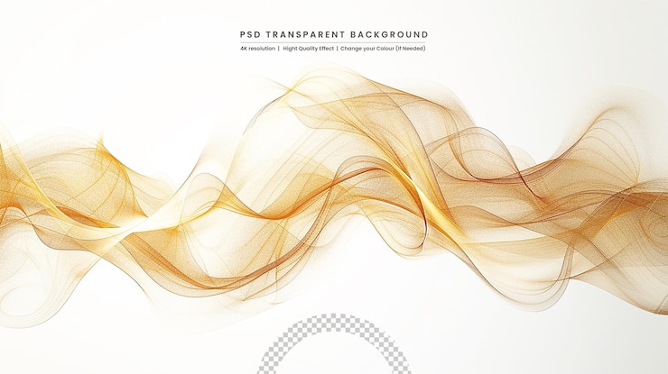 PSD elemento vetorial de onda com linhas de gradiente coloridas abstratas para banner e folheto do site