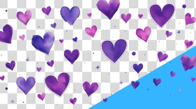 Elementos de valentine em branco