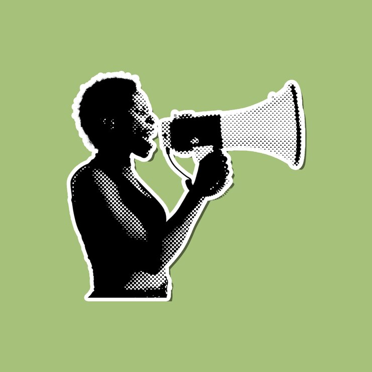 PSD elementos de medios tonos de sticker vintage
