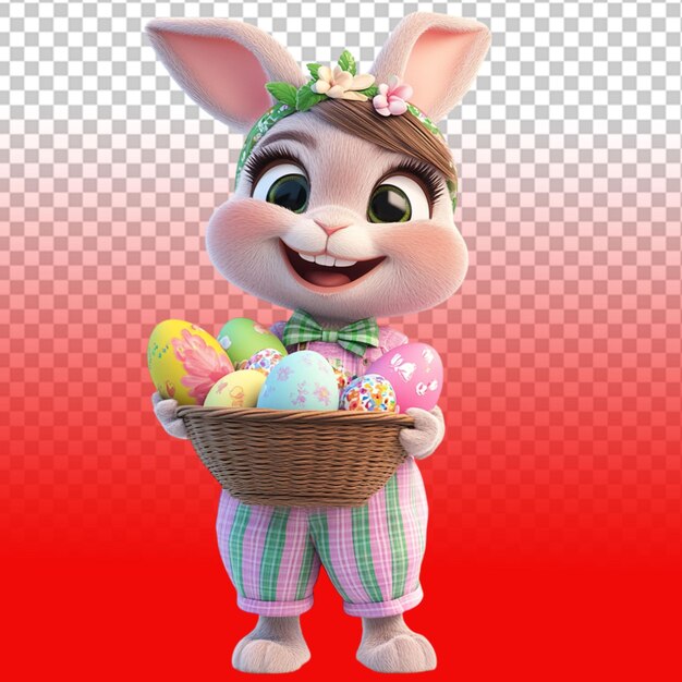 Los elementos de Pascua son transparentes en png