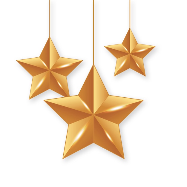 Éléments de conception de célébration d'or