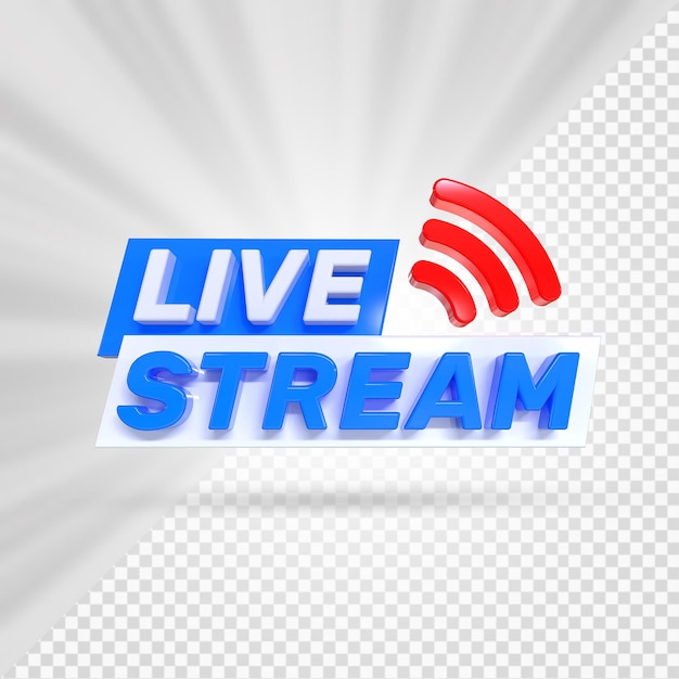 Éléments de diffusion en direct 3D