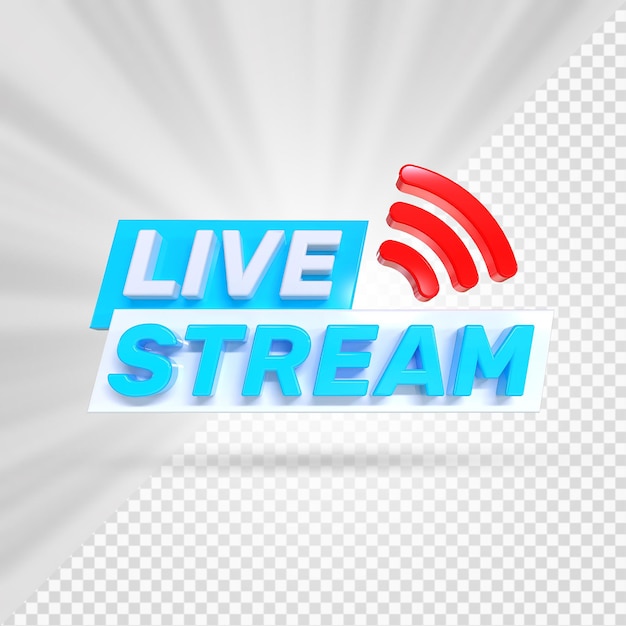 Éléments de diffusion en direct 3D
