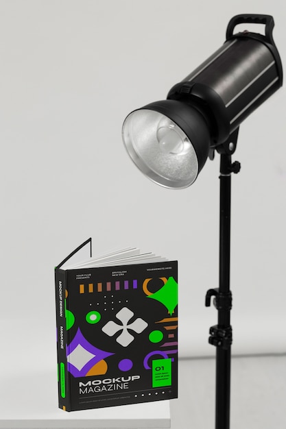 Éléments éditoriaux dans un studio photographique