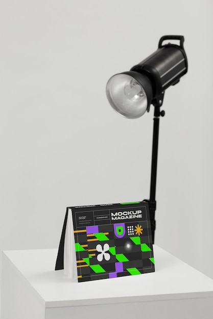 Éléments éditoriaux dans un studio photographique