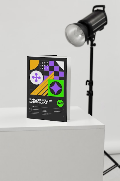 Éléments éditoriaux dans un studio photographique