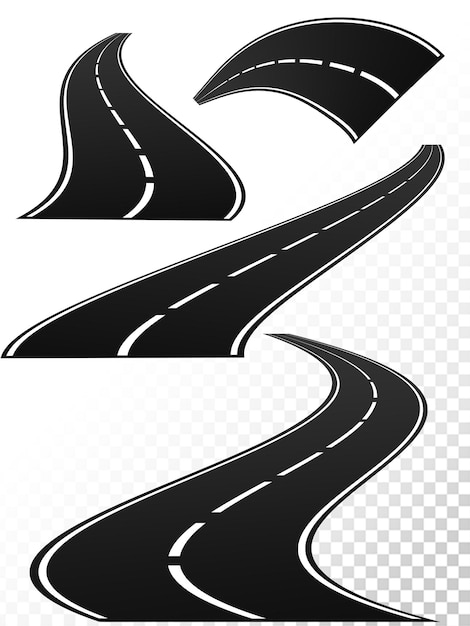 Éléments isolés des voies de collecte des routes