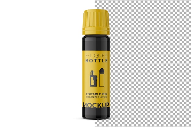 ELiquid Tropfflasche 3D Mockup PSD