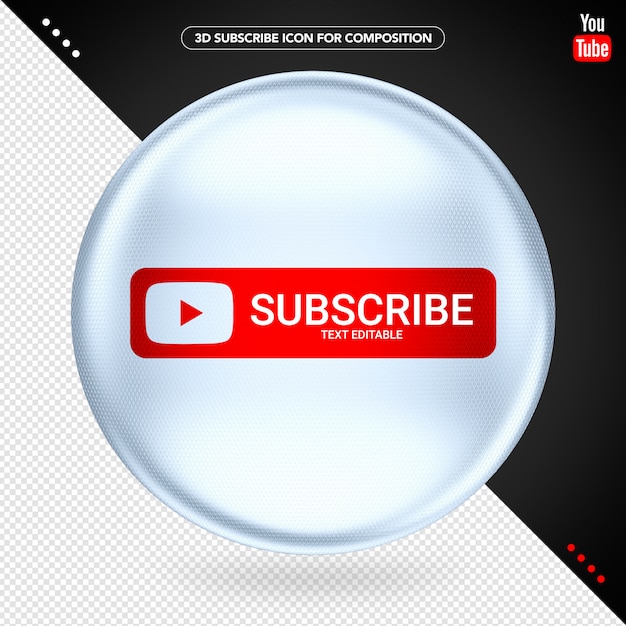 Ellipse 3D White YouTube S'abonner