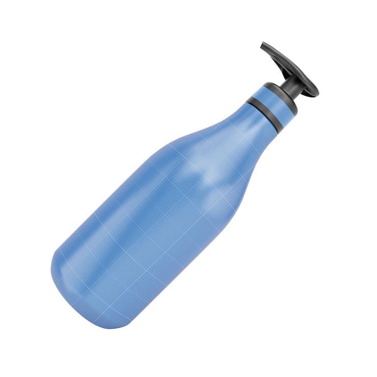 PSD emballage de shampooing