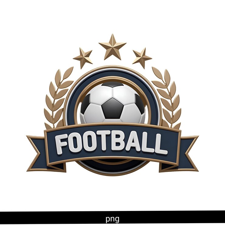 PSD emblema del calcio con stelle d'oro e corona di alloro