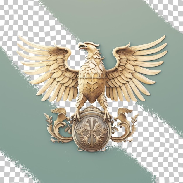 PSD el emblema del imperio romano el águila romana