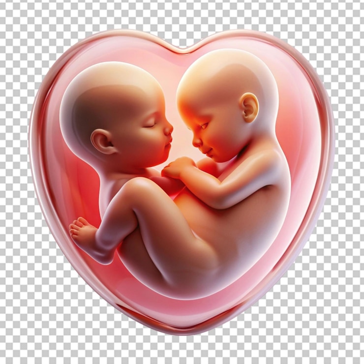PSD el embrión consiste en el corazón de la mujer.