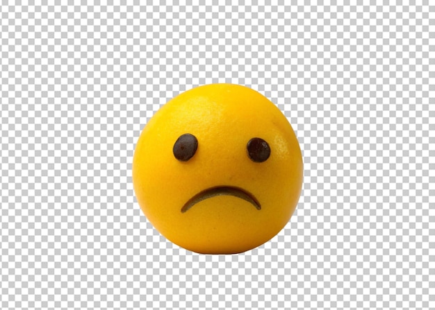 Emoji 3d com um rosto triste