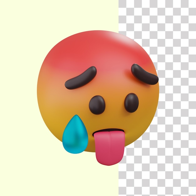 Emoji 3d de calor