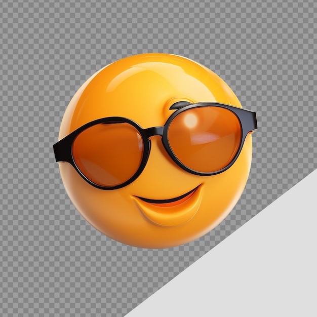 Emoji 3d Drôle Isolé Sur Un Fond Transparent