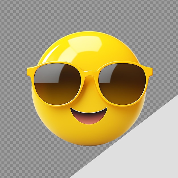 Emoji 3d Drôle Isolé Sur Un Fond Transparent