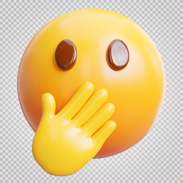 PSD emoji 3d ícone