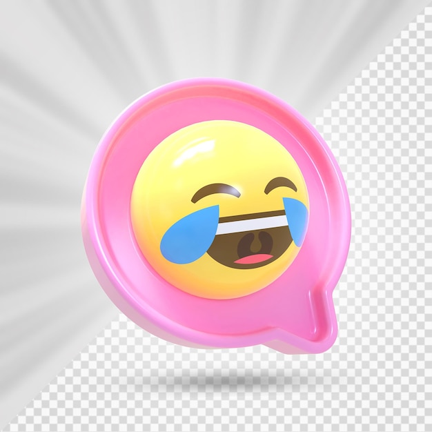 PSD emoji 3d ícone