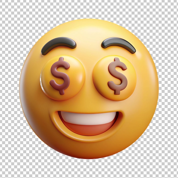 PSD emoji 3d icono png