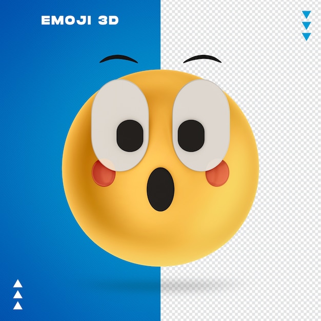 PSD emoji 3d renderizado 3d aislado