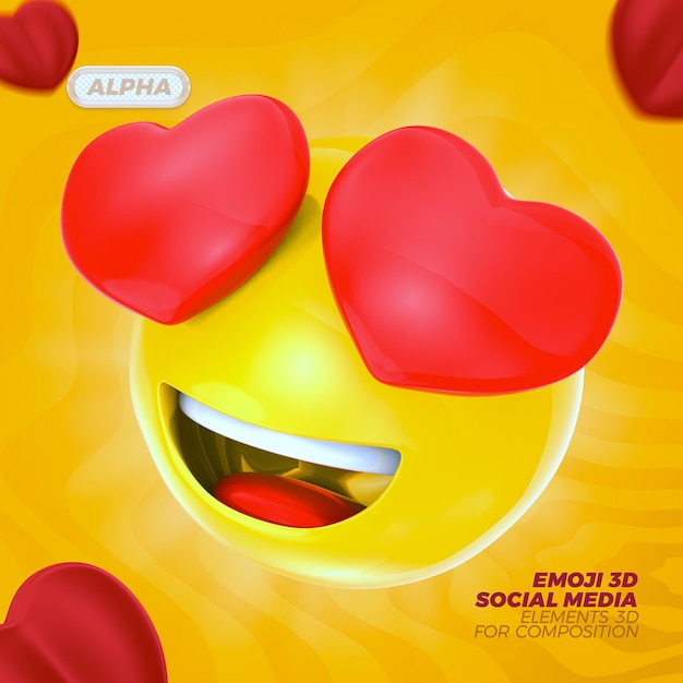 Emoji 3d social media