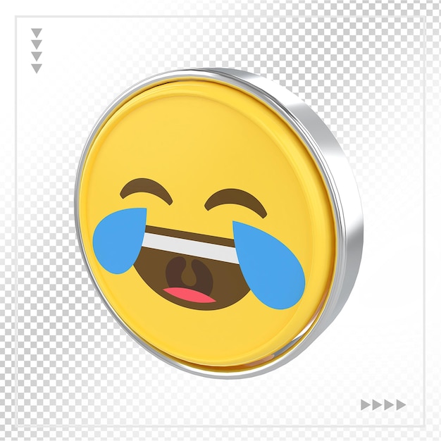 Emoji alegría plata estilos