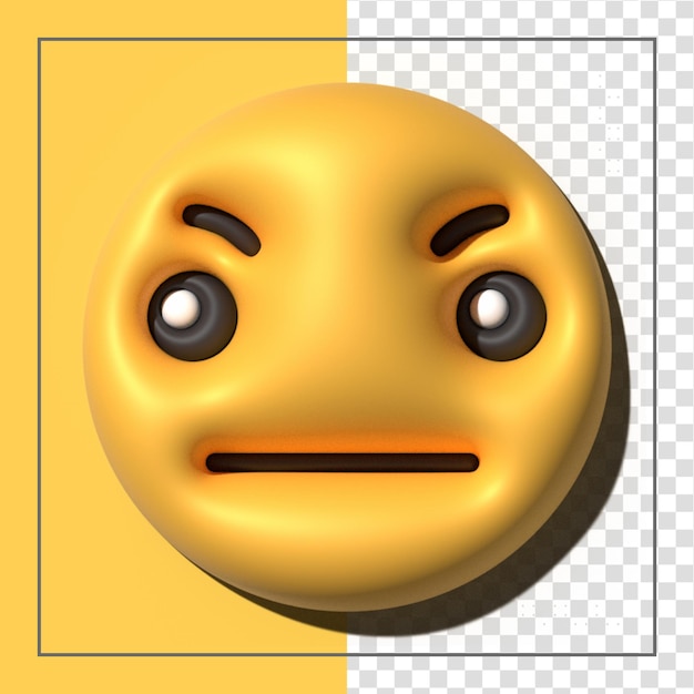 Emoji amarillo amor emoticonos caras con expresiones faciales iconos Emoji estilizados en 3D