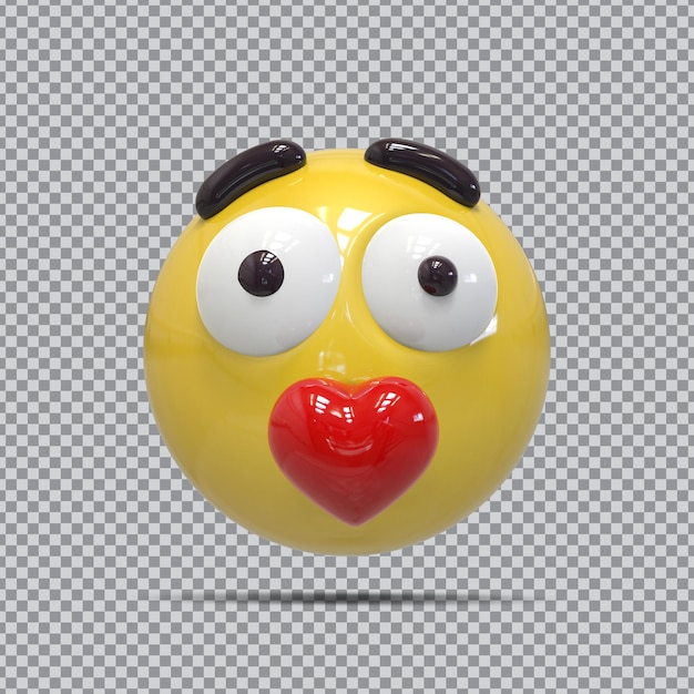 emoji amor 3d