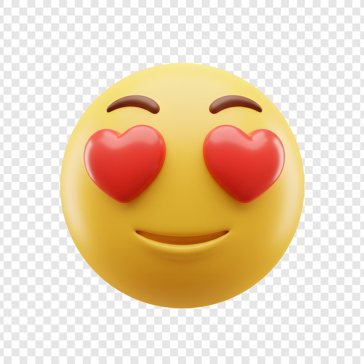 PSD l'émoji de l'amour