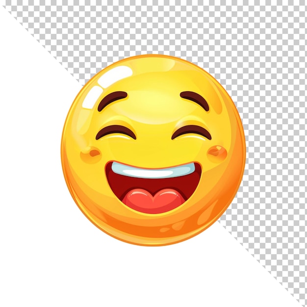 Emoji auf durchsichtigem Hintergrund isoliert