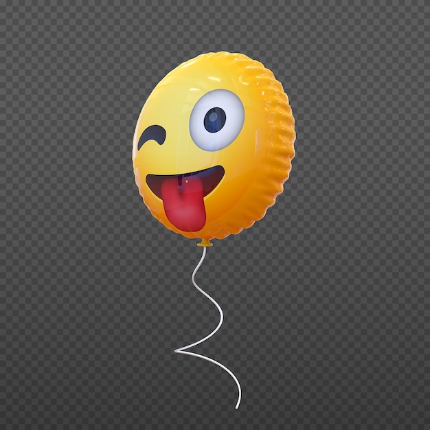 Emoji-Ballons 3d