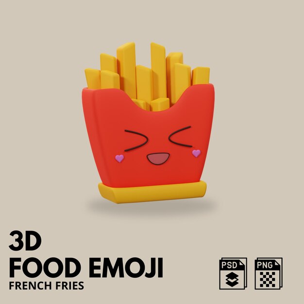 Emoji de comida 3d