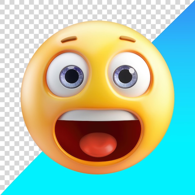 emoji di una faccia stupita