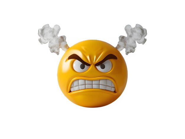 PSD emoji enojado