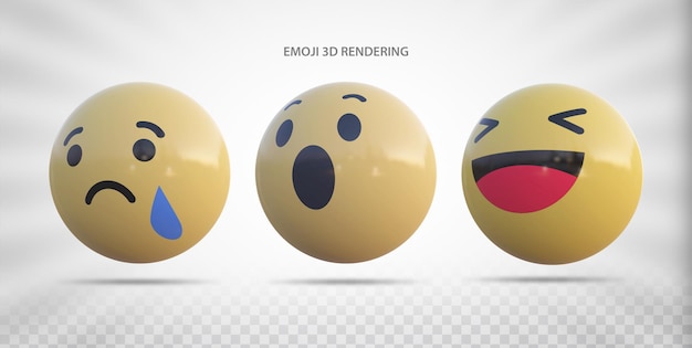 Emoji sur l'ensemble Facebook