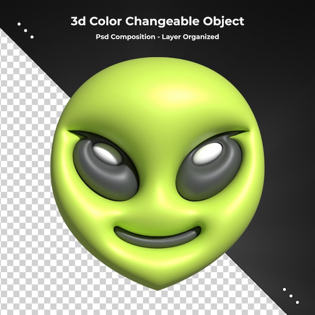 Emoji faces with facial expressions 3D rendering stylized Emoji icons